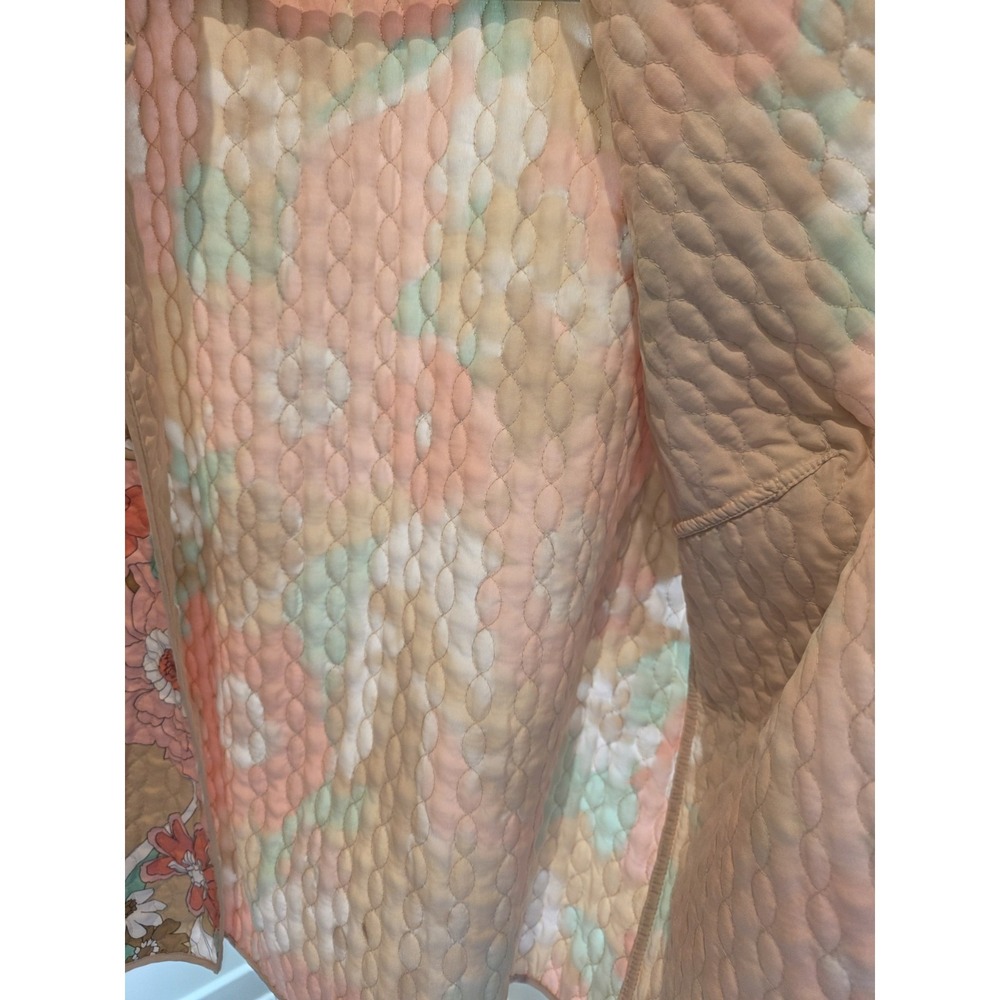 Alfred Dunner Light Weight Floral Quilted Jacket Size 16W Preppy - Picture 6 of 13
